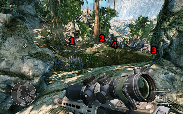 You will then have to get rid of five enemies - Eliminate the enemies - Act 1 - Communication Breakdown - Sniper: Ghost Warrior 2 - Game Guide and Walkthrough