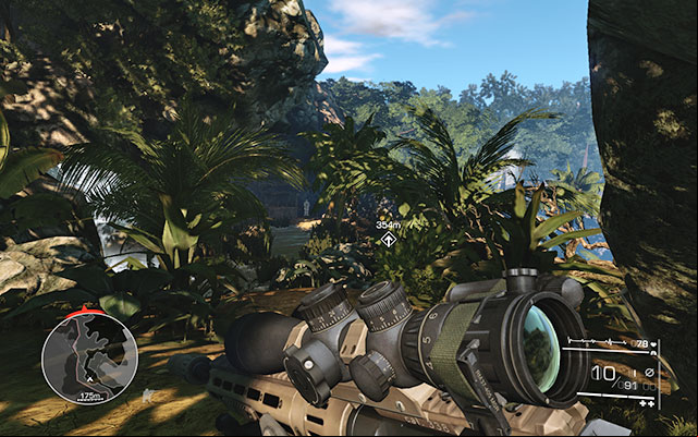 After clearing the house, stand up and follow the path further - Eliminate enemies on the beach - Act 1 - Leave No Man Behind - Sniper: Ghost Warrior 2 - Game Guide and Walkthrough