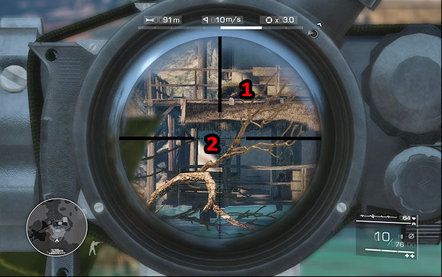Once you're done, head to the right and jump off the cliff into the water - Eliminate the enemy guards - Act 1 - Leave No Man Behind - Sniper: Ghost Warrior 2 - Game Guide and Walkthrough