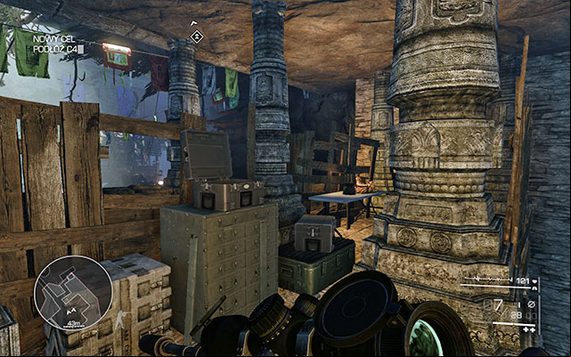On a table on the first floor, where you have to plant explosives - Burning Bridges - Secrets - act 3 - Sniper: Ghost Warrior 2 - Game Guide and Walkthrough