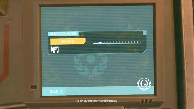 Audio recordings are always full of interesting information. - Outside Omicron | Riddles and puzzles of SOMA Game - Riddles and puzzles - SOMA Guide