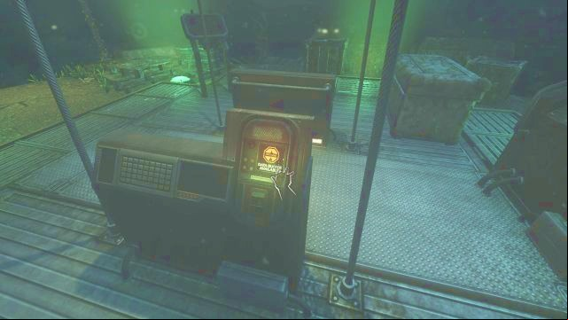 The first Data Buffer available as soon as you land. - On the way to the Theta station | SOMA Game Walkthrough - Walkthrough - SOMA Guide