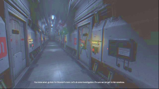 A corridor holding a huge amount of information. - Theta station | SOMA Game Walkthrough - Walkthrough - SOMA Guide