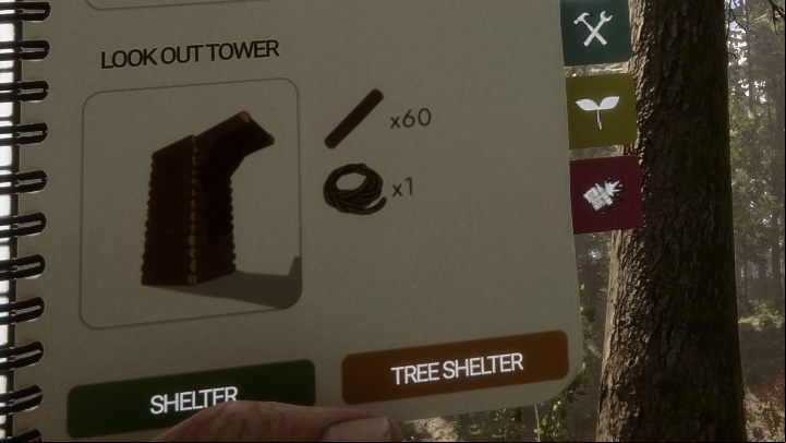 This tall structure works as a vantage point and a place to escape from the mutants - Sons of the Forest: Shelters - Resources and crafting - Sons of the Forest Guide