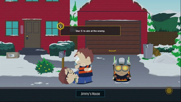 An enemy that isnt interested in you can be attacked with a fart. - Companions: Super-Craig and The Human Kite | Main Missions Walkthrough - Main Missions Walkthrough - South Park: The Fractured But Whole Game Guide