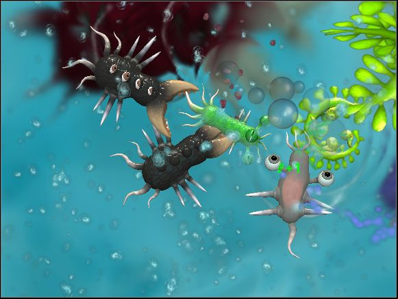 You can both give your creature two types of mouth or special, omnivore kind - to make it an omnivore - Combat and nutrition - Cell Stage - Spore - Game Guide and Walkthrough