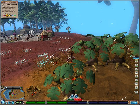 It's the least efficent way of getting food - How to get food? - Tribal Stage - Spore - Game Guide and Walkthrough