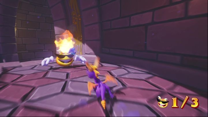 There is also a teleport on this platform - Cloud Spires | Spyro: Year of the Dragon Walkthrough - Sunrise Spring - Spyro Reignited Trilogy Guide
