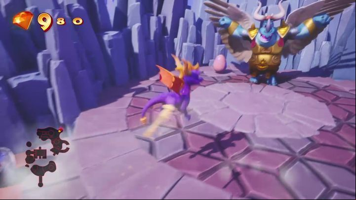 A small niche is in the area with three platforms - Eggs - Secrets and mysteries - Spyro Reignited Trilogy Guide