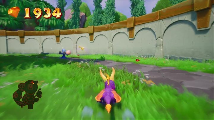 There is a thief running around the building where Sgt - Eggs - Secrets and mysteries - Spyro Reignited Trilogy Guide