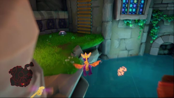 Jump to the next ledge from the one on which you have found the last egg - Evening Lake | Spyro: Year of the Dragon Walkthrough - Evening Lake - Spyro Reignited Trilogy Guide