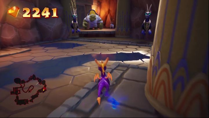 You will find a small room - Haunted Tomb | Spyro: Year of the Dragon Walkthrough - Midnight Mountain - Spyro Reignited Trilogy Guide