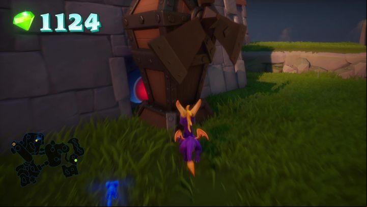 Note: By the way, you can also destroy the two windmills in the second location, behind which there are buttons deactivating the local windmills - Hurricos | Spyro 2 Riptos Rage Walkthrough - Summer Forest - Spyro Reignited Trilogy Guide