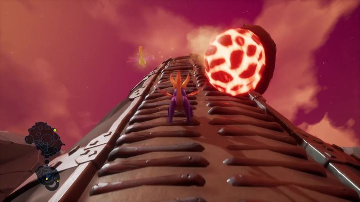 Reach the top of the volcano by climbing the ladders - Magma Cone | Spyro 2 Riptos Rage Walkthrough - Autumn Plains - Spyro Reignited Trilogy Guide