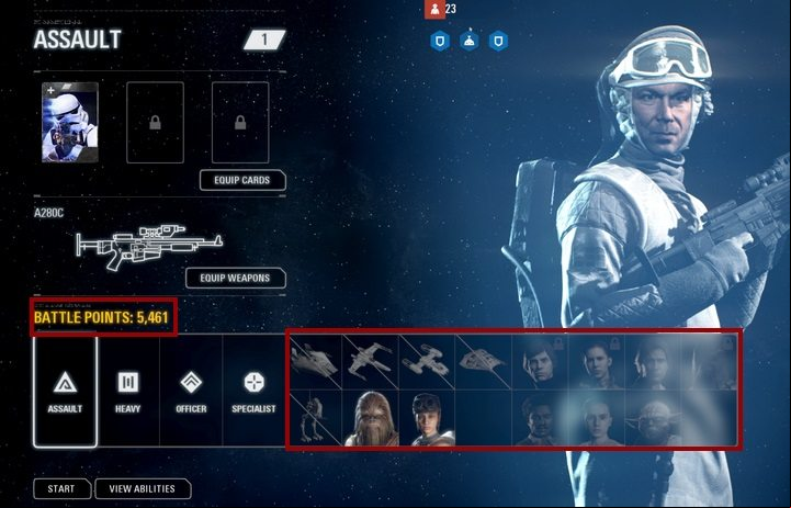 Use your battle points during a respawn and unlock a hero or a vehicle. - Battlefront 2: Heroes and vehicles - how to use? - FAQ - Star Wars Battlefront 2 Game Guide