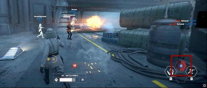 A number that appears on the abilitys icon informs you how many allies will be affected by your command. - Battlefront 2: Officer Class Guide - Classes and Weapons - Star Wars Battlefront 2 Game Guide