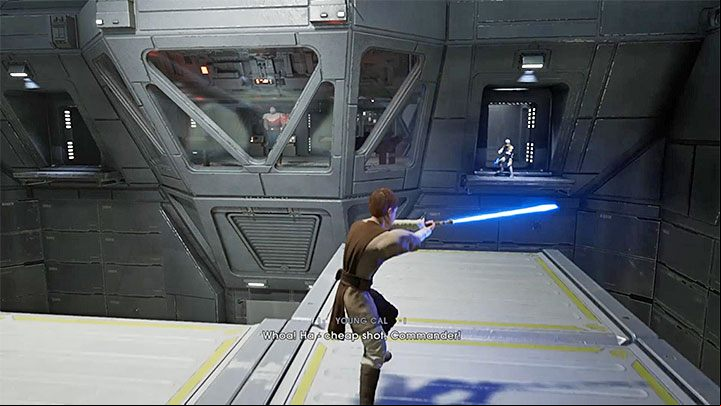 Go right and wait for the soldier with a blaster - Chapter 5 Gorgara and the Tomb of Kujet | Fallen Order Walkthrough - Main Story - Star Wars Jedi Fallen Order Guide