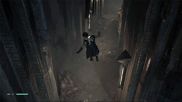 Use the climbing wall and break through small obstacles - Chapter 2 Tomb of Eilram | Fallen Order Walkthrough - Main Story - Star Wars Jedi Fallen Order Guide