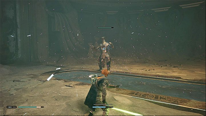 Enter the round room where you will see the new hologram recording and learn about the planet Kashyyyk as another place to explore - Chapter 2 Tomb of Eilram | Fallen Order Walkthrough - Main Story - Star Wars Jedi Fallen Order Guide