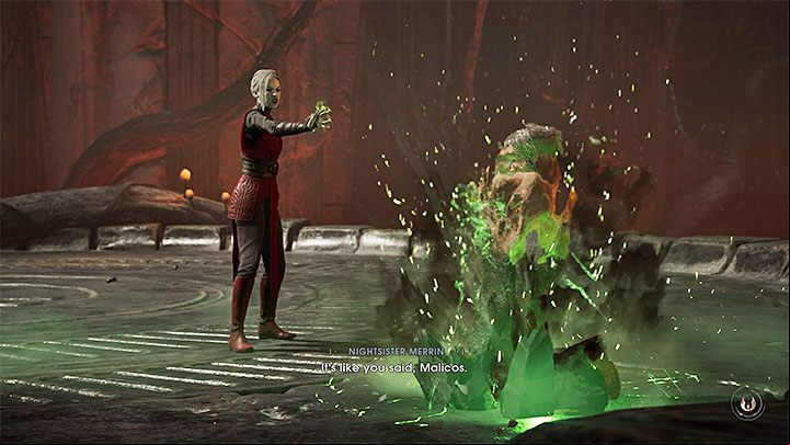 After defeating the boss, Merrin will appear again - Taron Malicos | Fallen Order Boss - Bosses - Star Wars Jedi Fallen Order Guide