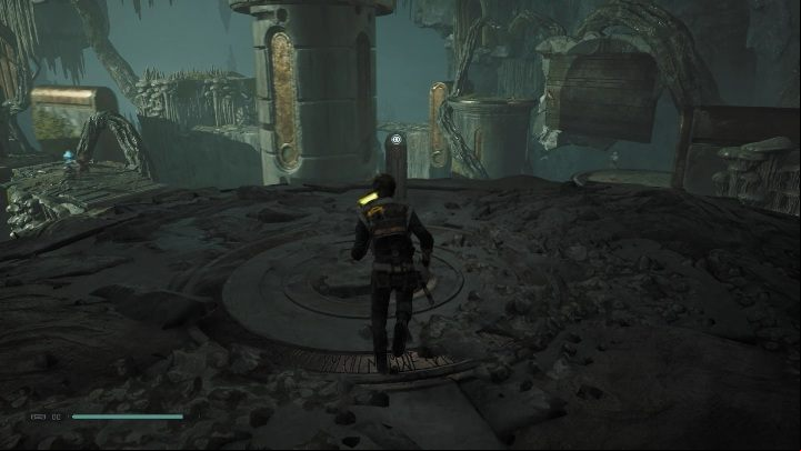 Once you reach the part of the tomb shown in the screen above, you must activate the mechanism that will allow you to through - Tomb of Miktrull | Jedi Fallen Order Tombs - Tombs - Star Wars Jedi Fallen Order Guide
