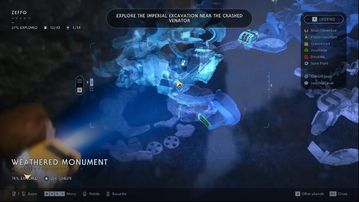 If you dont see a specific on your map but you know that something is there, it means that you havent discovered everything - Exploration in Jedi Fallen Order - Basics - Star Wars Jedi Fallen Order Guide