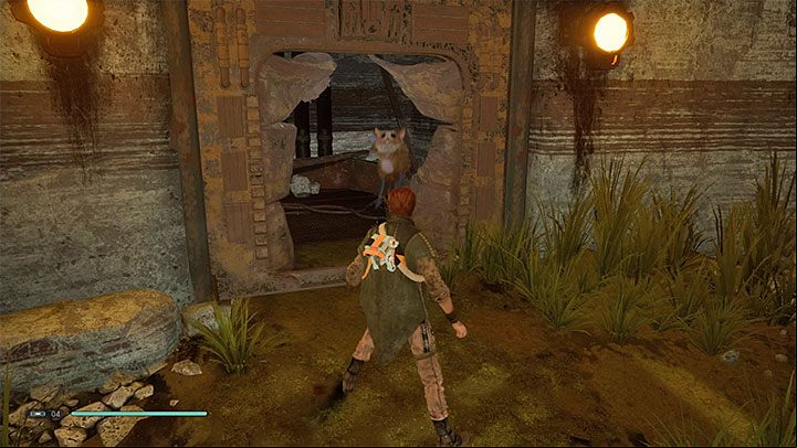 Destroy the side wall using Force Push - How to recruit new Stinger Mantis crew in Jedi Fallen Order? - Campaign - Star Wars Jedi Fallen Order Guide