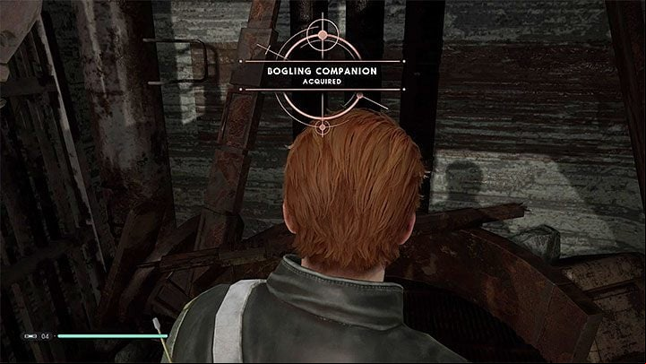 After a brief greeting, the Bogling will run to the Mantis - How to recruit new Stinger Mantis crew in Jedi Fallen Order? - Campaign - Star Wars Jedi Fallen Order Guide