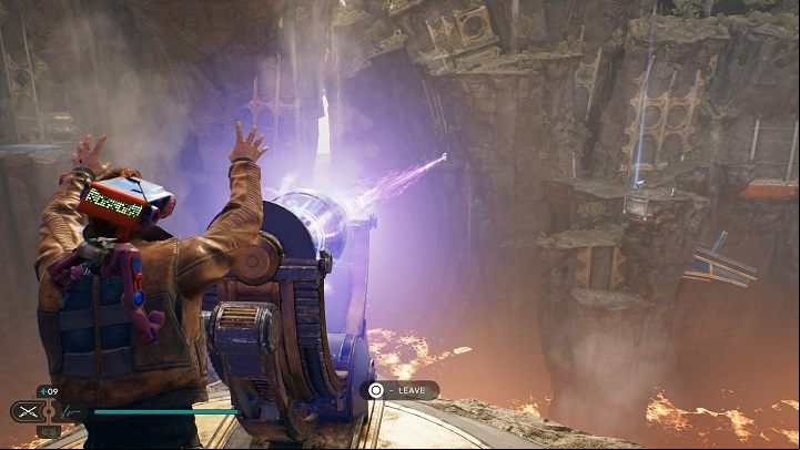 After collecting the Essence, take the orb and place it once again in the amplifier by the edge - Jedi Survivor: Devastated Settlement - list of secrets (part 2) - Koboh - Star Wars Jedi Survivor guide