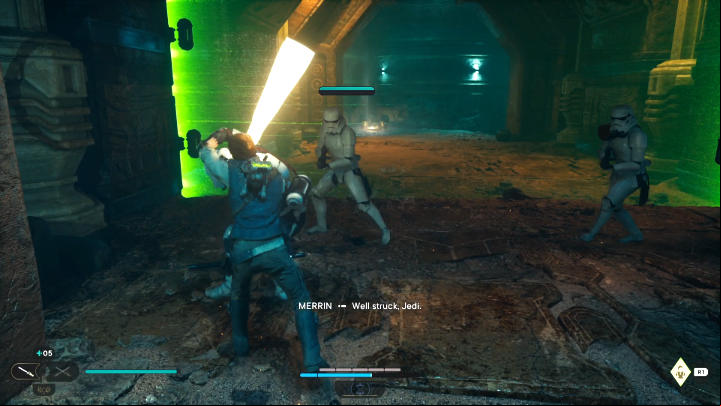 Follow Merrin through the Pilgrim's Sanctuary - Star Wars Jedi Survivor: Bring Codes to Cere - Walkthorugh - Star Wars Jedi Survivor guide