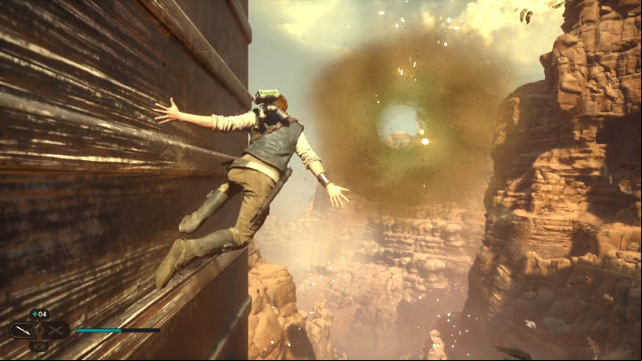Once you get to the surface, you start another arcade section - Star Wars Jedi Survivor: Bring Codes to Cere - Walkthorugh - Star Wars Jedi Survivor guide