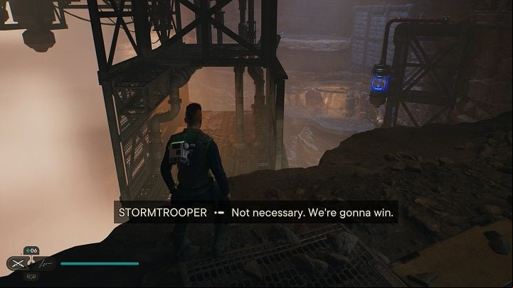 Use the balloon to return to the top - Jedi Survivor: Marl Cavern - list of secrets - Koboh - Star Wars Jedi Survivor guide