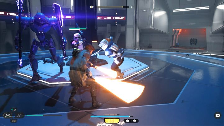 Fights with standard enemies are initially easy, and Jedi Survivor may seem like it is not that demanding for players who have played Jedi Fallen Order - Star Wars Jedi Survivor: Is the sequel more difficult than Jedi Fallen Order? - Fight - Star Wars Jedi Survivor guide
