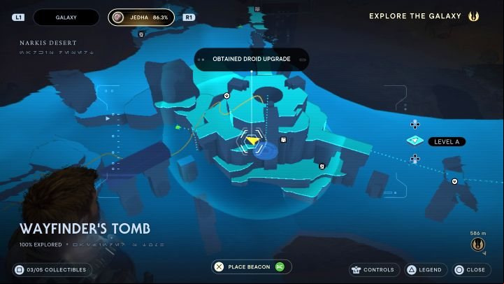 This one can only be gotten after the end of the main story - Star Wars Jedi Survivor: Map Upgrades - Unique Collectibles - Star Wars Jedi Survivor guide