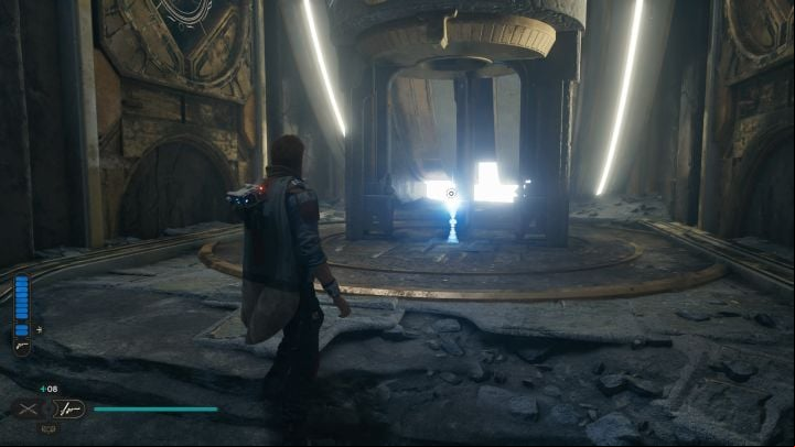 At the top you will find an altar, and it will unveil the main prize, which is the essence - this is the Patience perk - Jedi Survivor: The Chamber of Detachment on Koboh - Puzzles - Star Wars Jedi Survivor guide