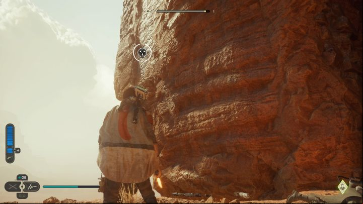 Defeat a group of stormtrooper and use the ascension cable on the hitch - Jedi Survivor: Path of Conviction (Jedha) - puzzles - Puzzles - Star Wars Jedi Survivor guide