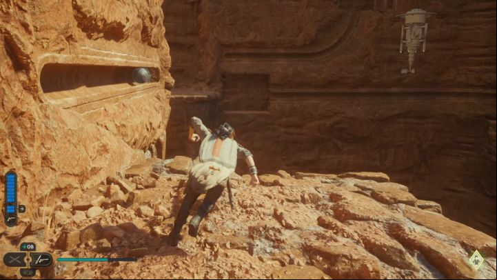 Return to the starting point and once again Force Pull the first sphere - Jedi Survivor: Path of Conviction (Jedha) - puzzles - Puzzles - Star Wars Jedi Survivor guide