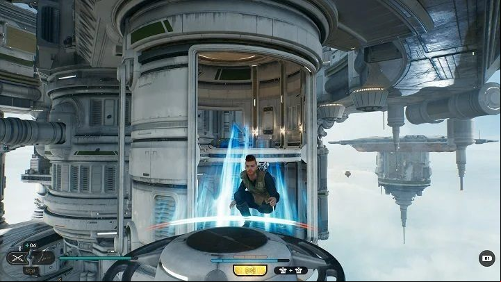 Once at the top, go through the gap on the left - Star Wars Jedi Survivor: All Stim Canisters - Unique Collectibles - Star Wars Jedi Survivor guide