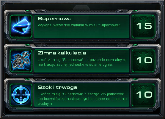 Supernova - Supernova (Achievements) - Campaign - Artifact missions - StarCraft II: Wings of Liberty - Game Guide and Walkthrough