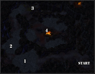 In the third cave, Raynor will detect a big group of aliens on his detectors, but the readings will tell that they are eggs - Belly of the Beast, part 3 - Campaign - Final missions - StarCraft II: Wings of Liberty - Game Guide and Walkthrough