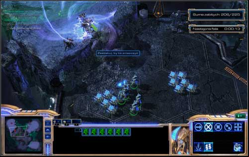 The Ultralisk will probably break through the barrier quickly, but you should already have an answer to that, in form of Psi units - Psionic Assault, part 2 - Challenges - StarCraft II: Wings of Liberty - Game Guide and Walkthrough