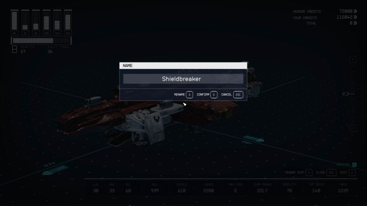 3 - Starfield: How to rename a ship? - Ship - Starfield Guide