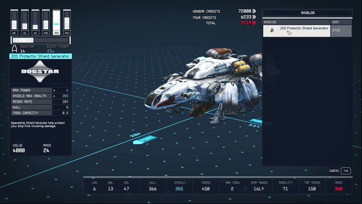 1 - Starfield: The best spaceships - Basics - Starfield Guide