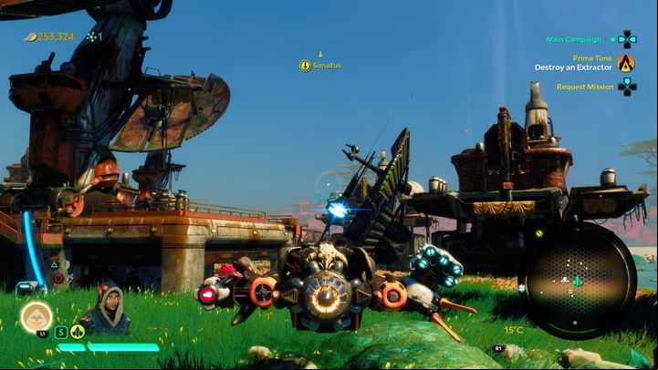 Reclaiming the Suncusp Fuels will require defeating all enemies on site - Ruins on Haven planet in Starlink Battle for Atlas - Haven - Starlink Battle for Atlas Guide