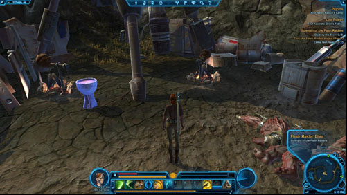 Speak to Vederiat Ayon - (L04) Strength of the Flesh Raiders - Tython - Star Wars: The Old Republic Game Guide