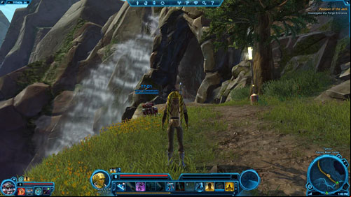 Defeat Flesh Raiders and Reprogrammed Trail Droids: 0/15 - (L09) Weapon of the Jedi - Jedi Knight - Star Wars: The Old Republic Game Guide