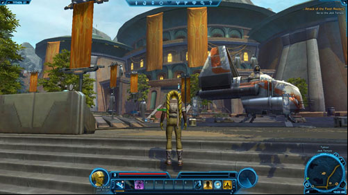 Speak to Master Satele Shan - (L01) Attack of the Flesh Raiders - Jedi Knight - Star Wars: The Old Republic Game Guide
