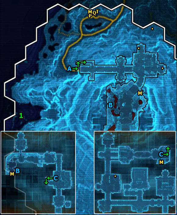 For discovering this location you will receive 333 XP - (12) Mount Avilatan - Places - Star Wars: The Old Republic Game Guide