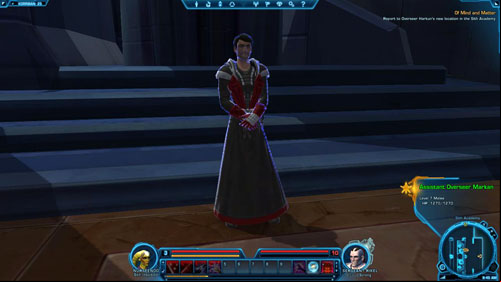 Speak to the Sith Inquisitor Trainer - (L03) A Fighting Chance - Sith Inquisitor - Star Wars: The Old Republic Game Guide