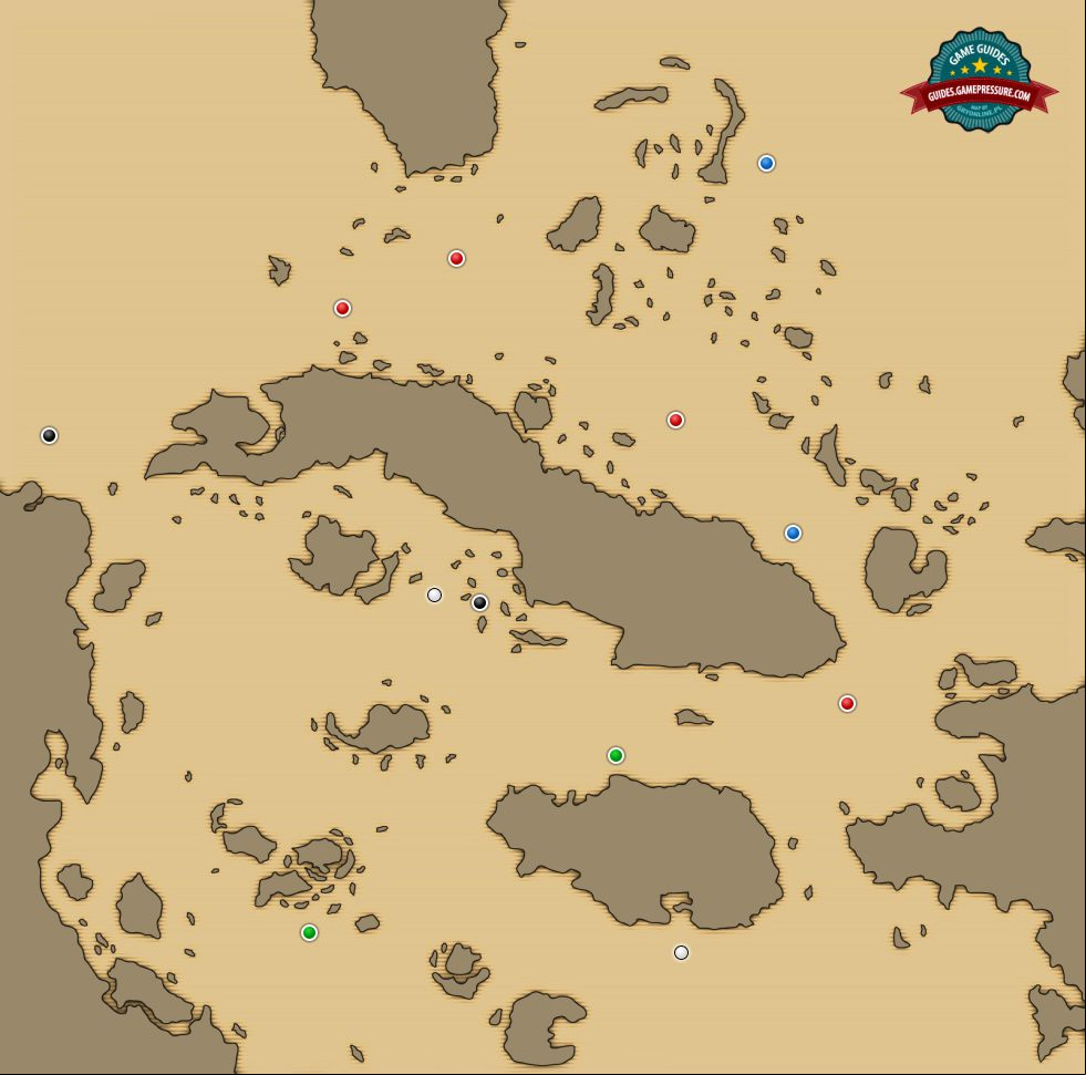 World Map - Naval Hunts - Assassin's Creed IV: Black Flag World Map - Naval Hunts - Assassin's Creed IV: Black Flag